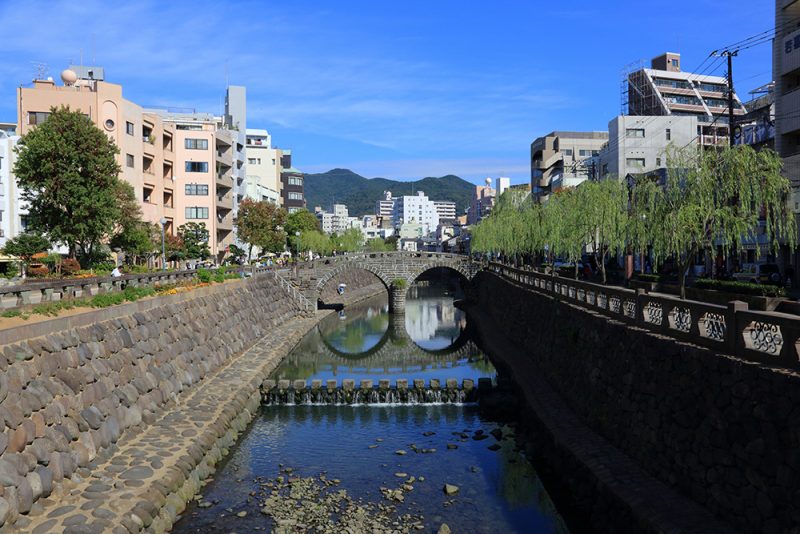 めがね橋から浜の町アーケードまで、長崎まちなかエリアの趣
