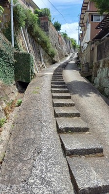 坂のまち佐世保、今も厳しい峰坂の坂