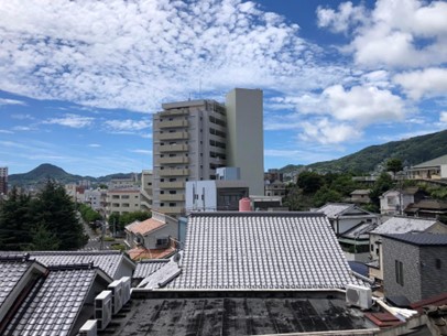 「夕焼けの綺麗な佐世保」では、住宅の窓向きは西向きもありですね。