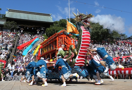 長崎くんち2024②踊町ごとに演し物を披露「奉納踊り」・「庭先