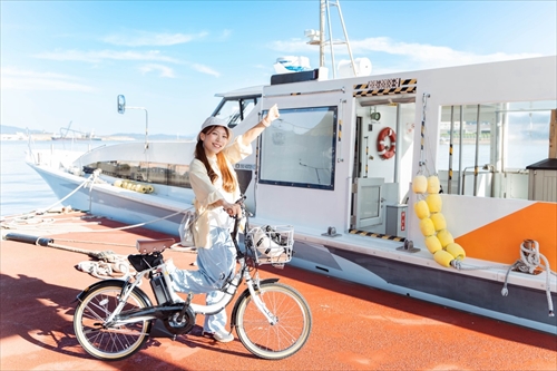 大村湾クルージングとサイクリング！ どちらも一緒に楽しめる新しい長崎観光☆〝ながさき大村湾サイクルージング〟