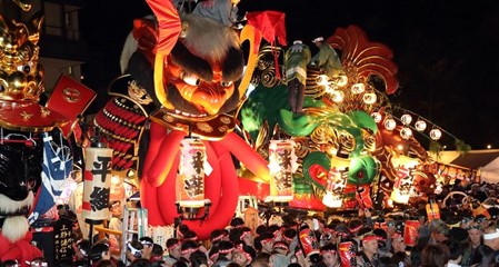 【唐津市】唐津くんち　宵曳山